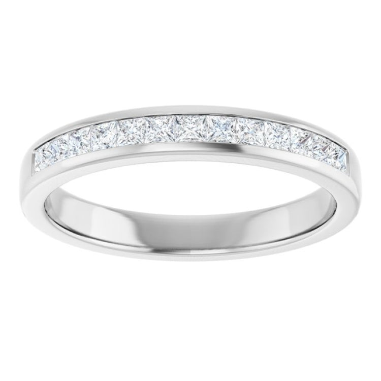 Platinum 1 CTW Lab-Grown Diamond Band