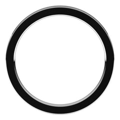 Sterling Silver 2 mm Comfort-Fit Flat Band Size 10