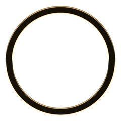 10K Yellow Gold 1 mm Flat Band Size 11.5
