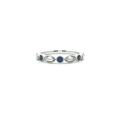 Diamond and Sapphire Band