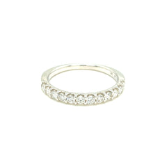 Prong-Set Diamond Wedding Band 1/2 Carat