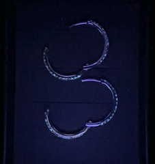 Diamond Hoop Earrings