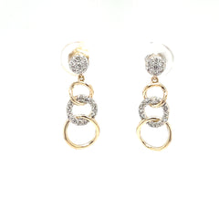 Diamond Drop Earrings