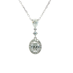 Lab Grown Diamond Drop Pendant