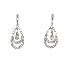 Diamond Drop Earrings