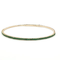 Emerald Flex Bangle
