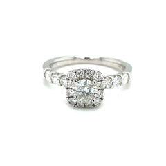 Halo Engagement Ring