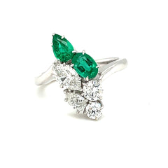 Diamond and Emerald Ring