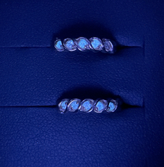 Diamond Huggie Earrings