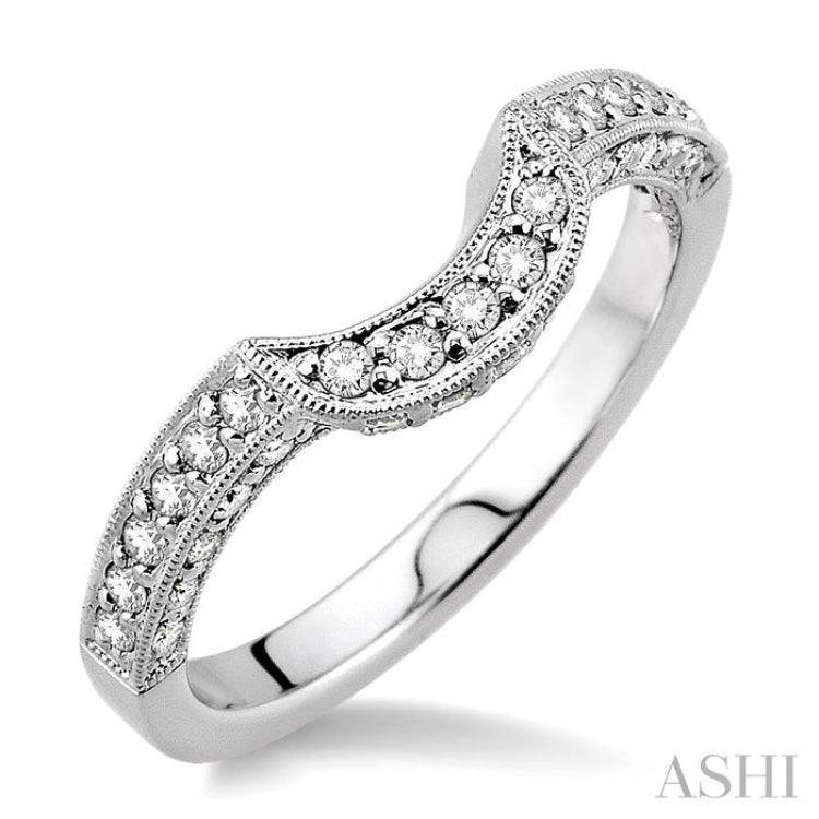 1/3 ctw Diamond Matching Wedding Band in 14K White Gold