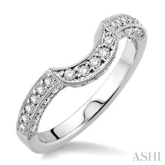 1/3 ctw Diamond Matching Wedding Band in 14K White Gold