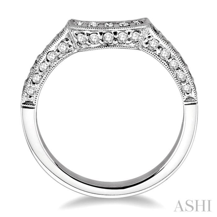 1/3 ctw Diamond Matching Wedding Band in 14K White Gold