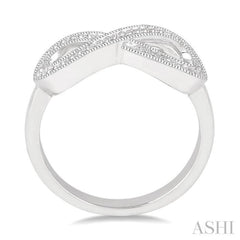 1/50 Ctw Single Cut Diamond Fashion Ring in Sterling Silver