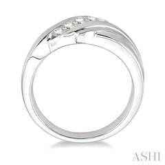 1/20 ctw Single Cut Diamond Men's Ring in Sterling Silver