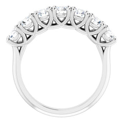 Platinum 1 1/3 CTW Natural Diamond Anniversary Band