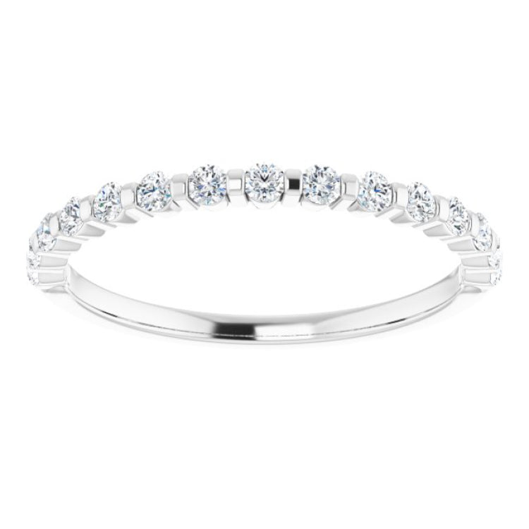 Platinum 1/3 CTW Natural Diamond Anniversary Band