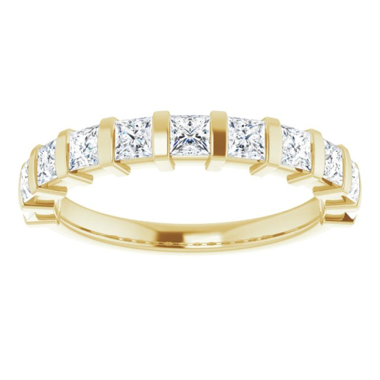 14K Yellow 1 CTW Natural Diamond Anniversary Band