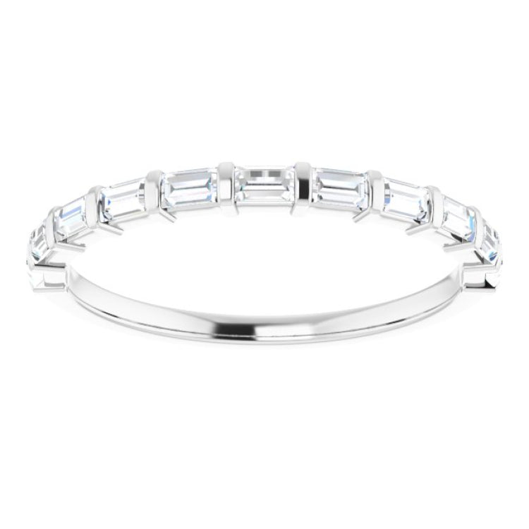 Platinum 1/5 CTW Natural Diamond Anniversary Band