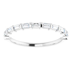 Platinum 1/5 CTW Natural Diamond Anniversary Band