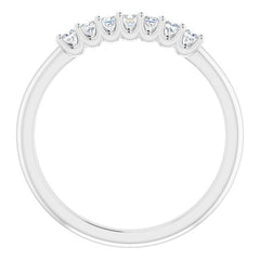 14K White 1/4 CTW Natural Diamond Anniversary Band