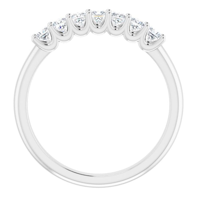 Platinum 1/2 CTW Natural Diamond Anniversary Band