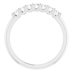 Platinum 1/3 CTW Natural Diamond Anniversary Band