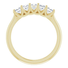14K Yellow 3/4 CTW Natural Diamond Anniversary Band