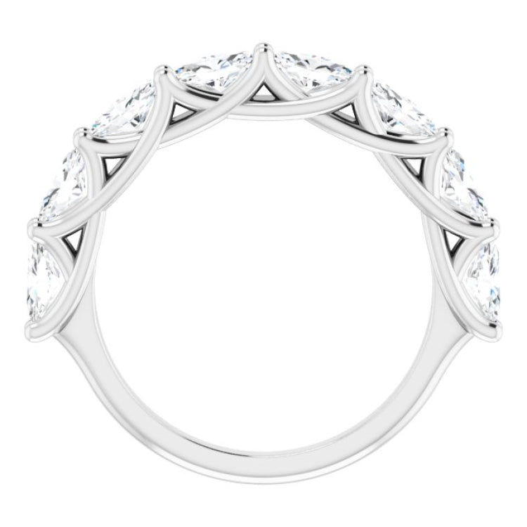 Platinum 2 CTW Natural Diamond Anniversary Band