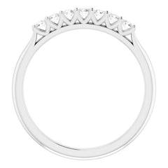 Platinum 1/5 CTW Natural Diamond Anniversary Band
