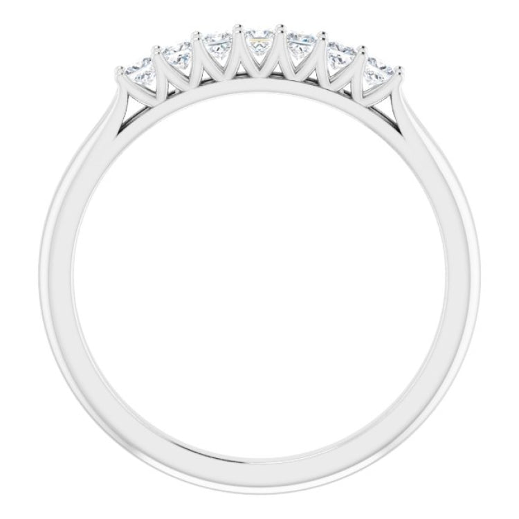 Platinum 1/4 CTW Natural Diamond Anniversary Band