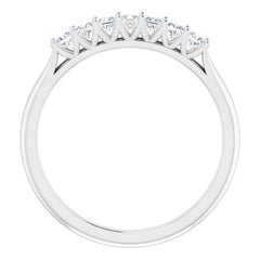 14K White 1/3 CTW Natural Diamond Anniversary Band