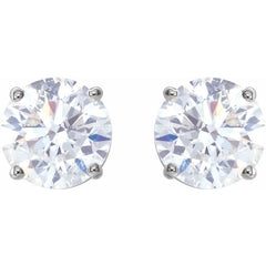 Platinum 2 CTW Natural Diamond Earrings