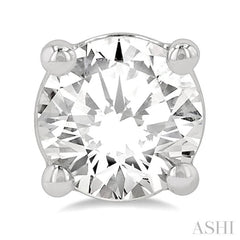 1 1/4 Ctw Round Cut Diamond Stud Earrings in 14K White Gold
