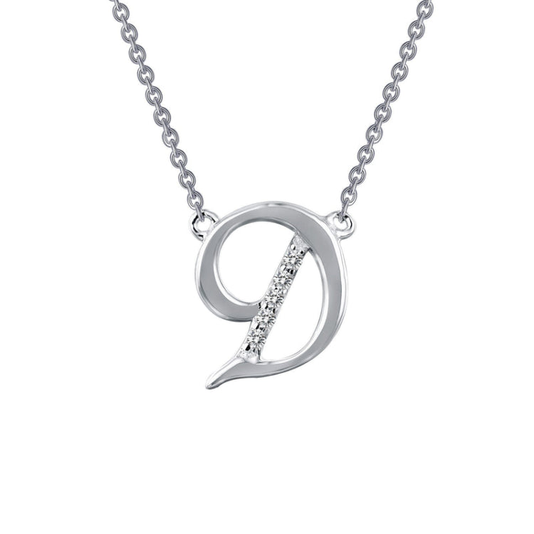 Letter D Pendant Necklace