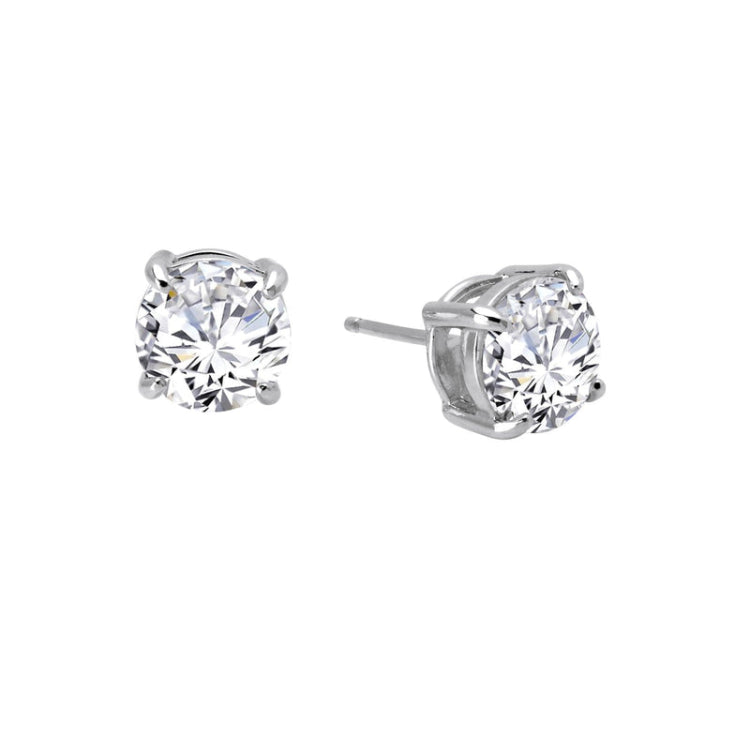 4 CTW Solitaire Stud Earrings