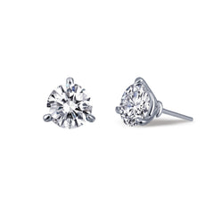 4.0 CTW Solitaire Stud Earrings