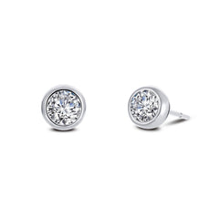 1.3 CTW Solitaire Stud Earrings