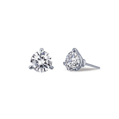 1.5 CTW Solitaire Stud Earrings