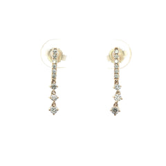 Diamond Dangle Earrngs