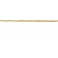 14K Yellow Gold-Filled 1 mm Wheat Chain by the Inch