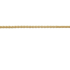 14K Yellow Gold-Filled 2.4 mm Wheat Chain by the Inch
