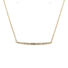 Diamond Bar Necklace