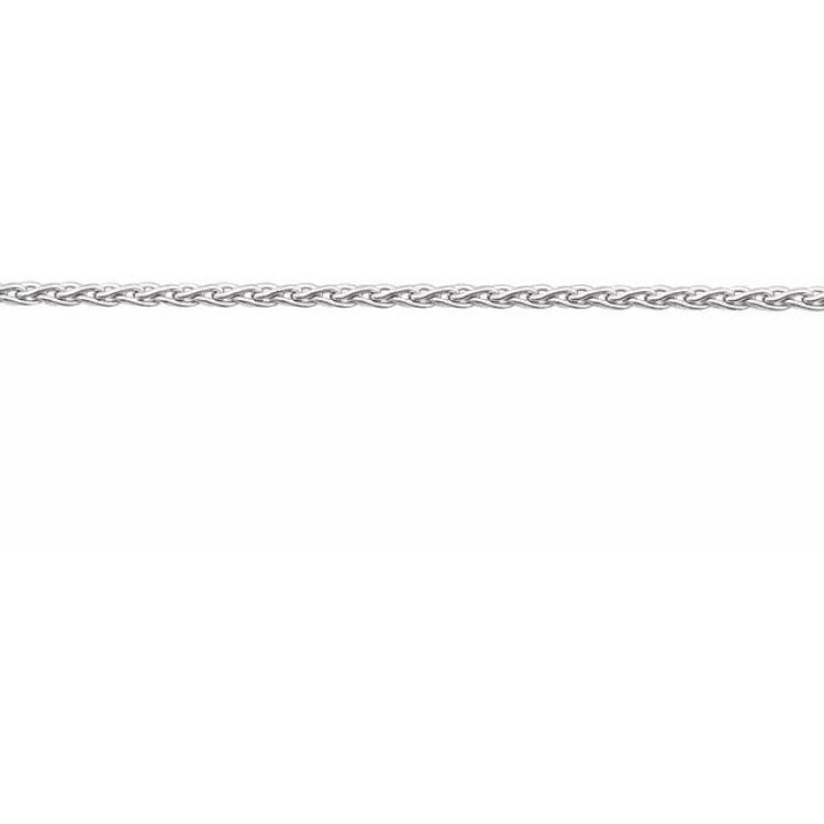 Sterling Silver 1 mm Wheat Chain by the Inch