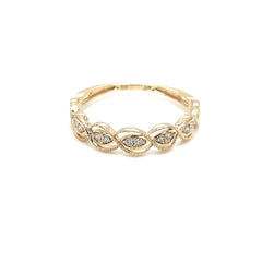 Wide Diamond Band