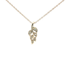 Diamond Floral Pendant