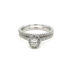 Oval Bridal Set