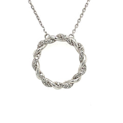 Diamond Circle Pendant