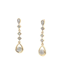 Diamond Drop Earrings