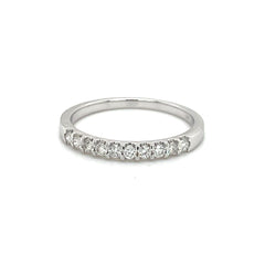 Prong-Set Diamond Wedding Band 1/4 Carat