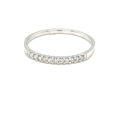 Prong Set Wedding Band
